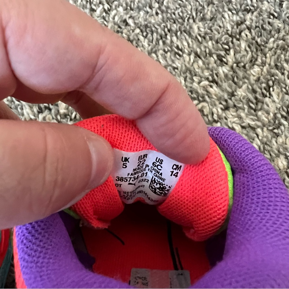 Puma Infant Kids Baby MB1 LaMelo Ball M.01 Be You Colorful Sneakers Baby Size 6C - Picture 7 of 9